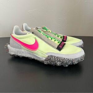 NEW Nike Waffle Racer Crater Barely Volt